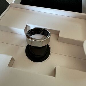 Oura Ring Gen 3 Heritage Silver Size US 9